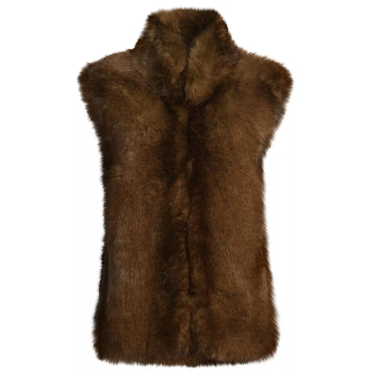 Laila Mink Vest Faux Fur