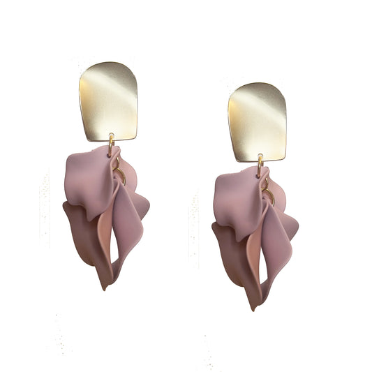 Petal Earring in Blush