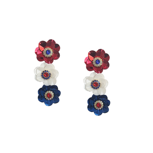 Rwb Flower Earring