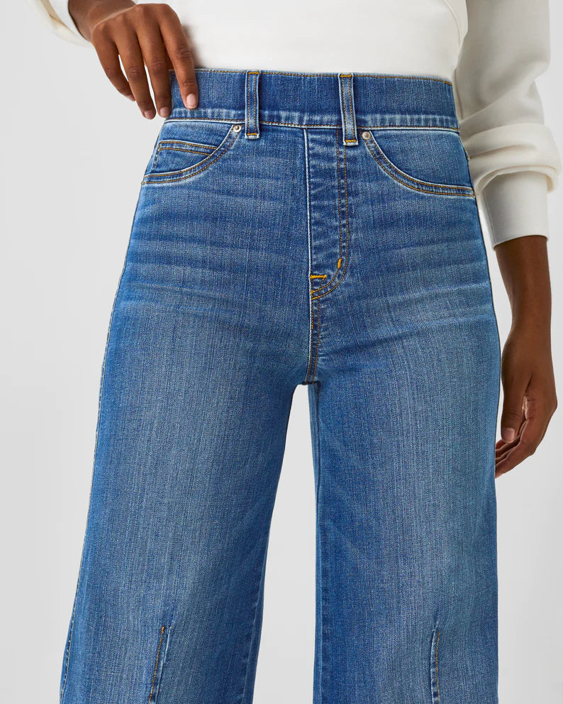 Seamed Front Wide Leg Jeans in Vintage Indigo – Research and Design
