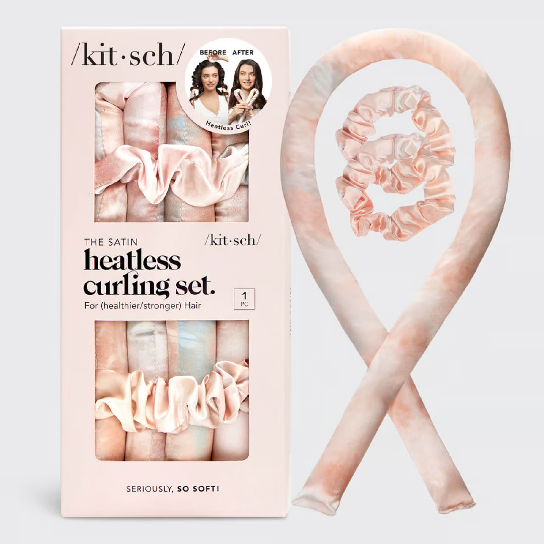 Satin Heatless Curling Set