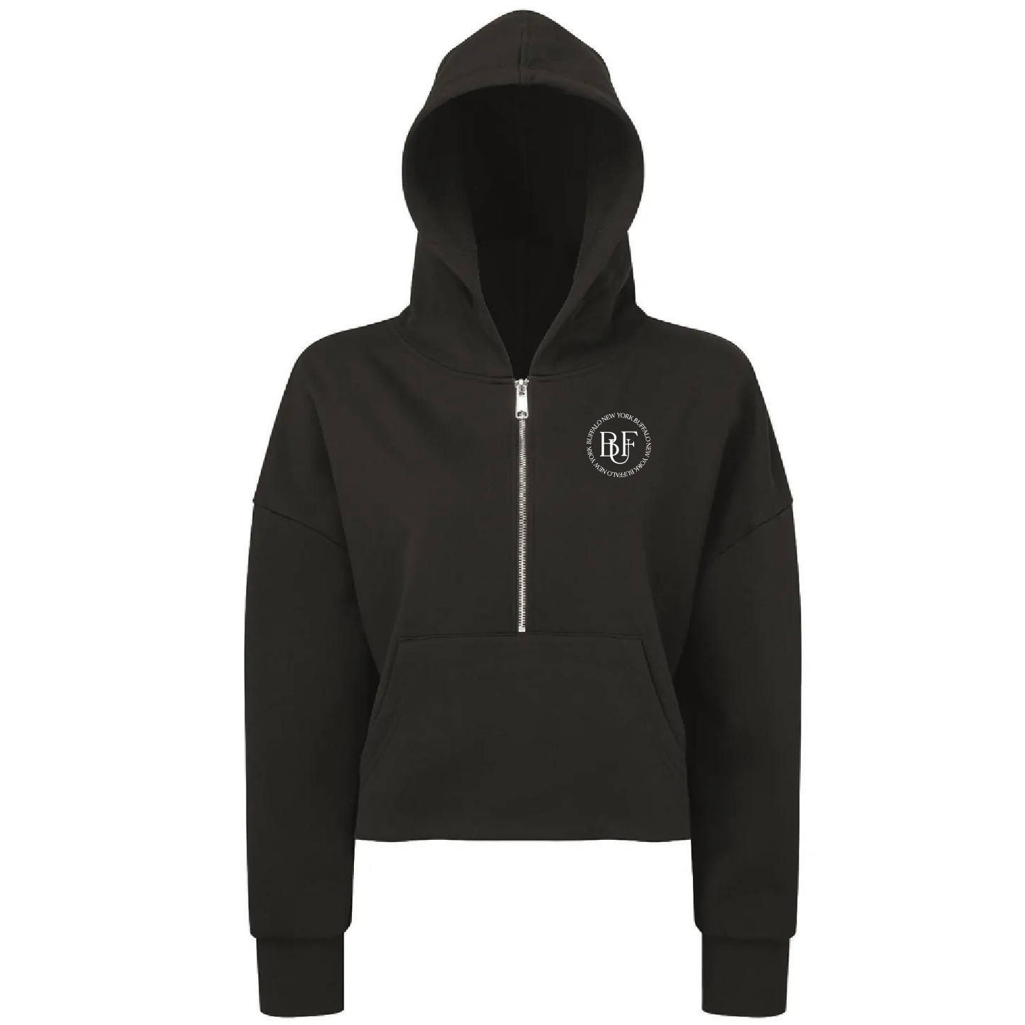 Buf 1/2 Half Zip Pullover in Black