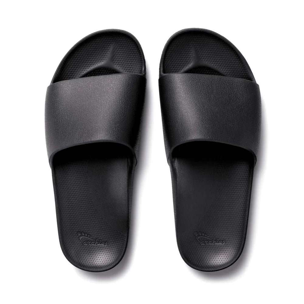 Arch Support Slides in Black