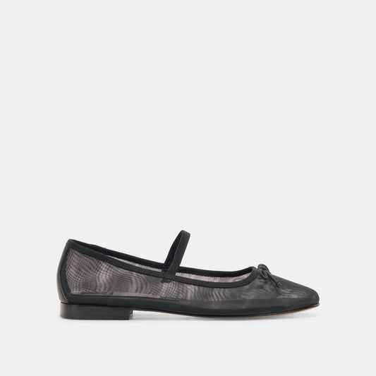 Cadel Ballet Flat in Black