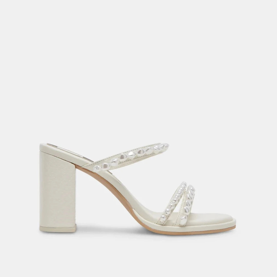 Barrit Pearl Heel in Pearl Vanilla