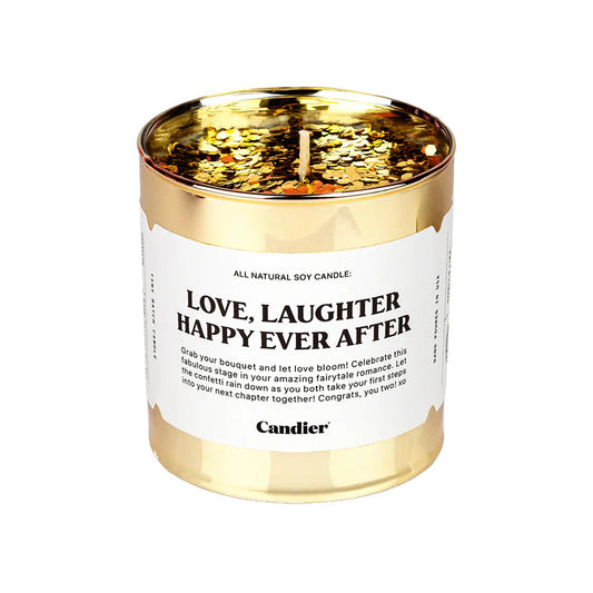 Love, Laughter Happy Ever After Candle