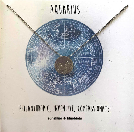 Zodiac Aquarius Necklace