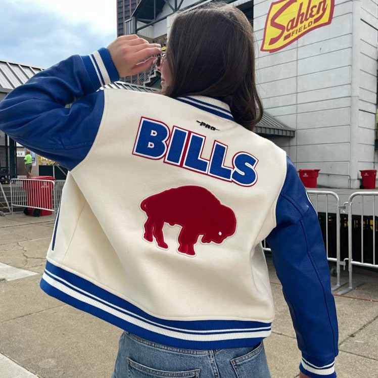 Bills Retro Classic Wool Varsity Jacket