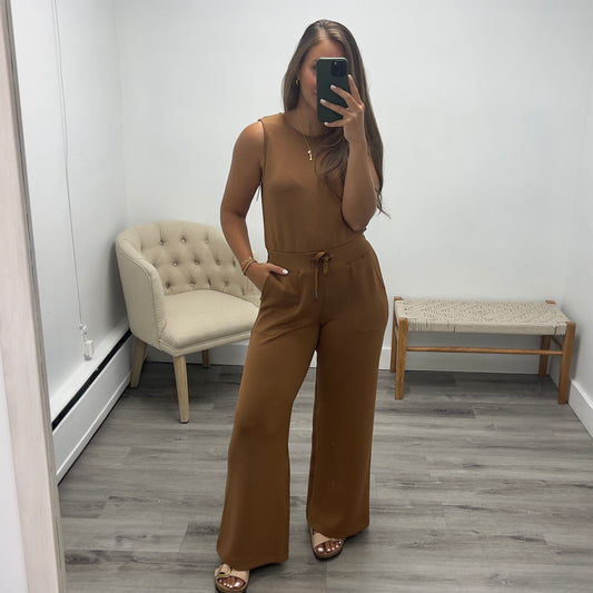 Airessentials Jumpsuit in Cocoa