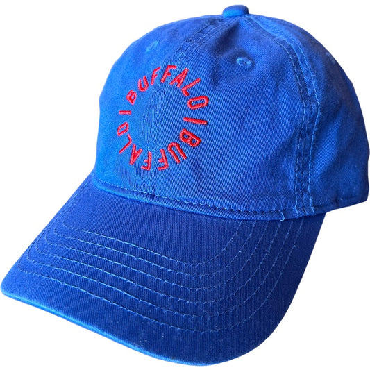 Full Circle Buffalo Cap In Royal/red