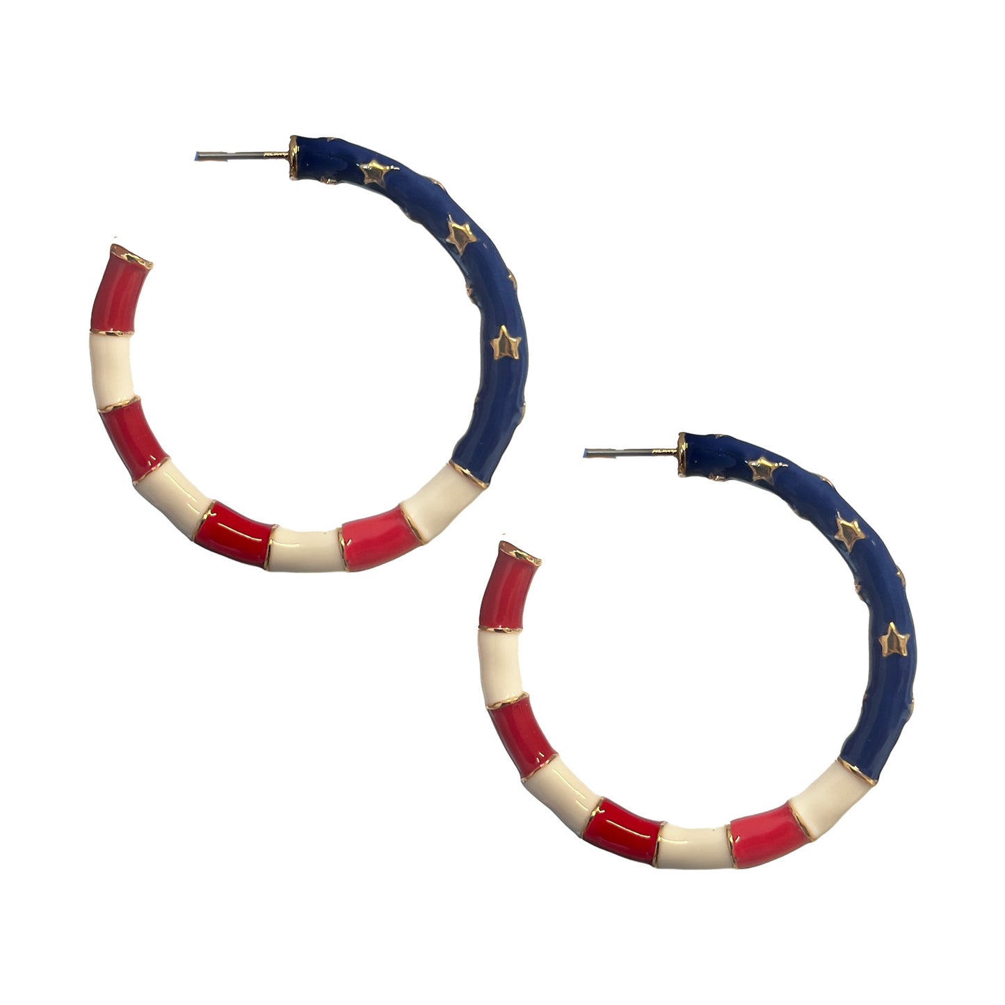 Thin American Flag Hoop