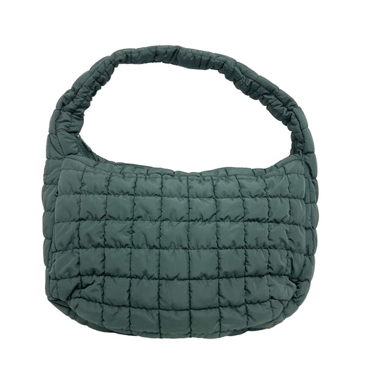 Carry All Quilted Bag in Dark Green