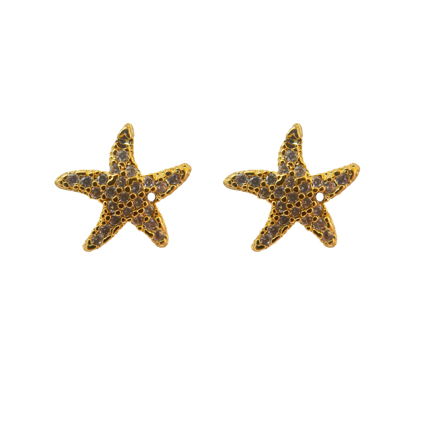 Starfish Crystal Stud