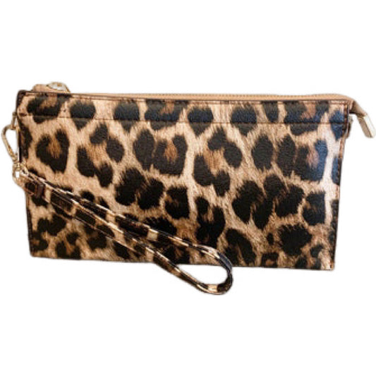 Perfect 3 Pocket Clutch Leopard