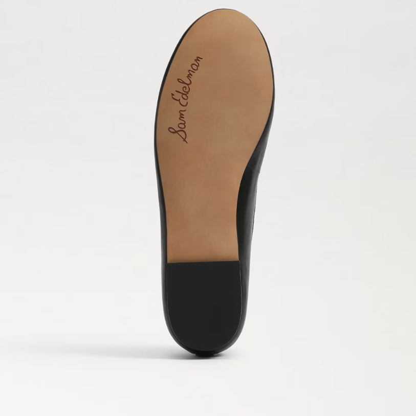 Felicia Luxe Ballet Flat in Black