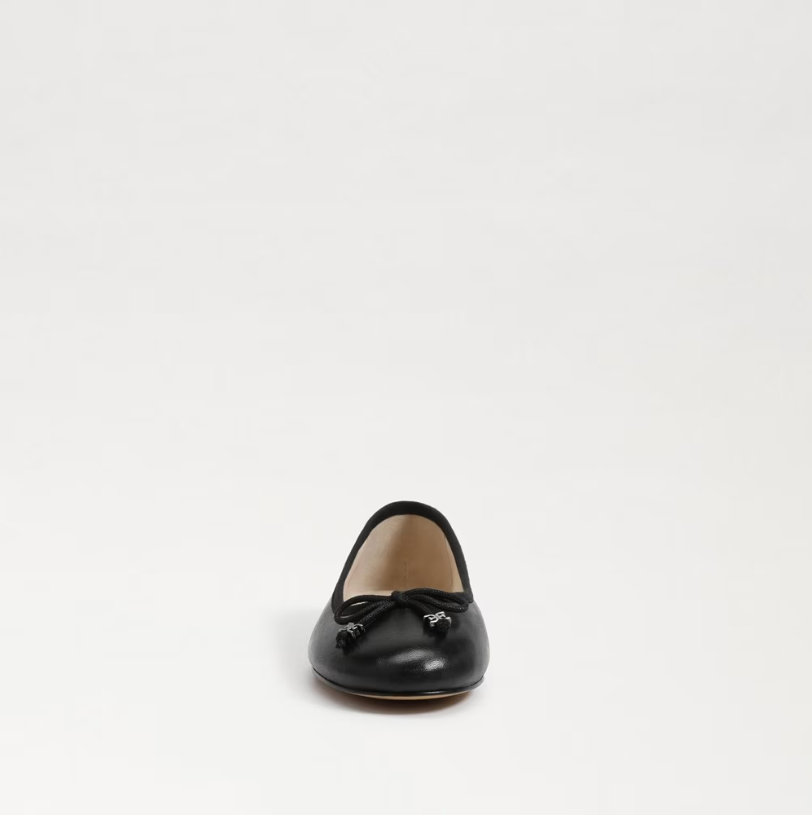 Felicia Luxe Ballet Flat in Black