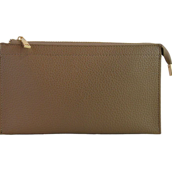 Perfect 3 Pocket Clutch Khaki