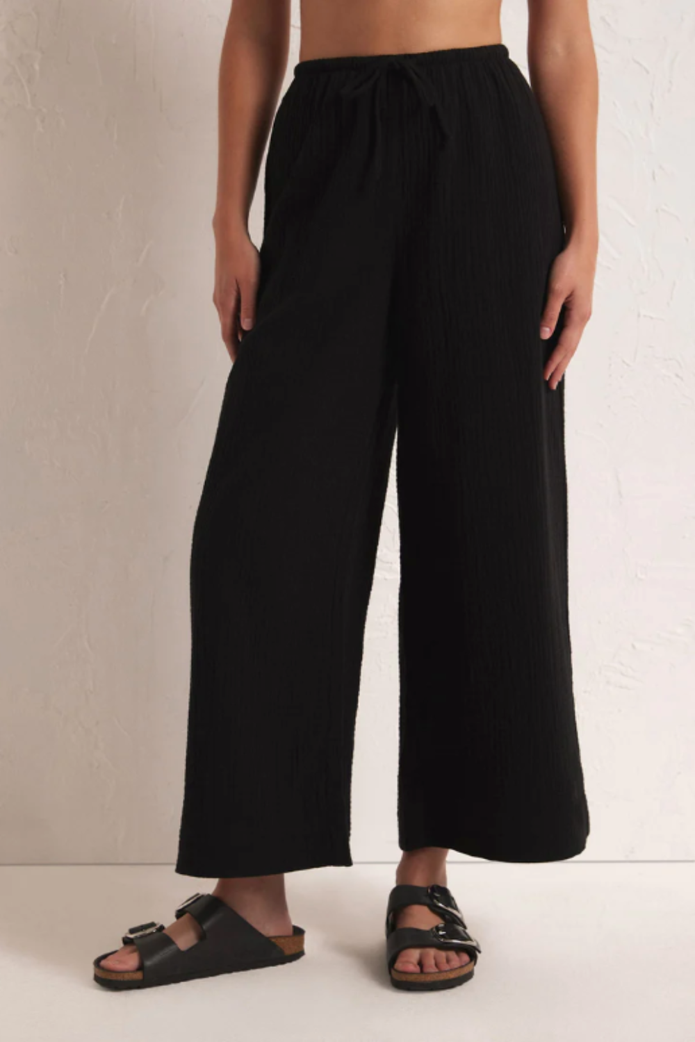 Barbados Gauze Pant in Black