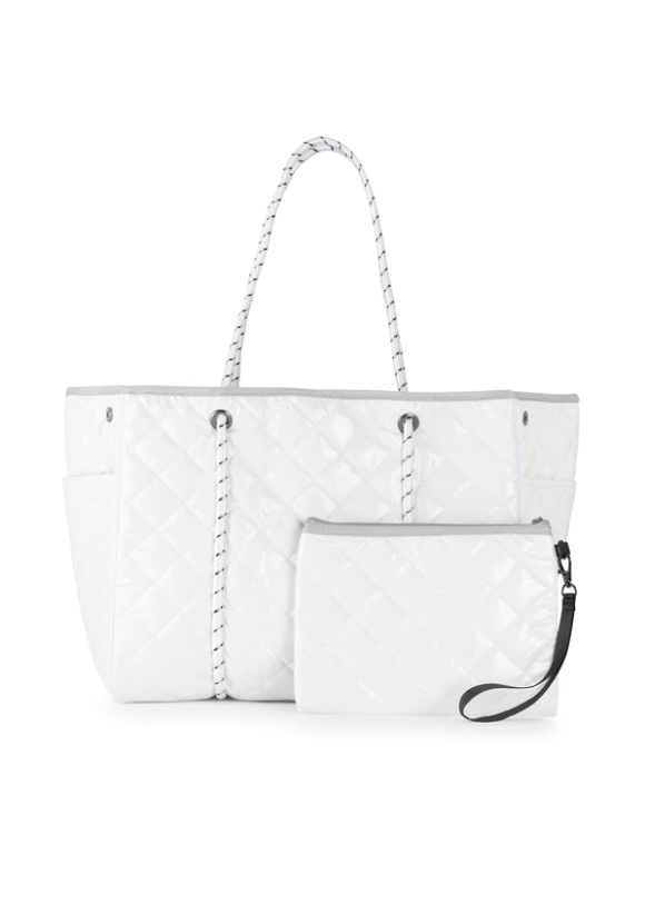 Greyson Tote in Blanc