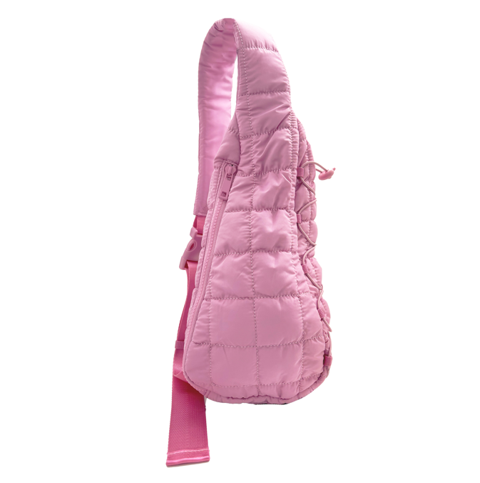 Quilted Sling Bag in Pink