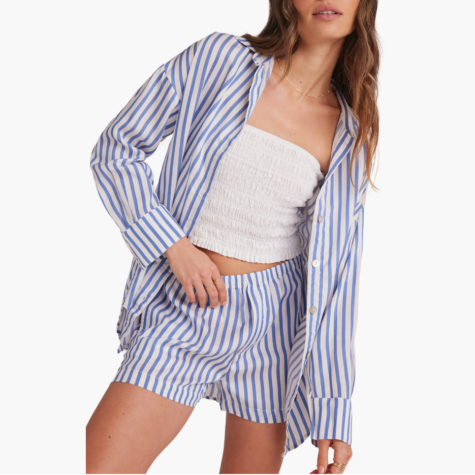 Boyfriend Button Down in Bahia Breeze