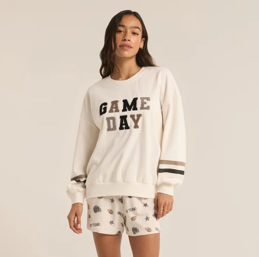 Oversized Game Day Sweatshirt