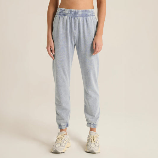 Slim Knit Jogger in Washed Indigo