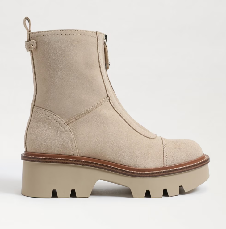 Cooper Zip Up Chelsea Boot in Oat