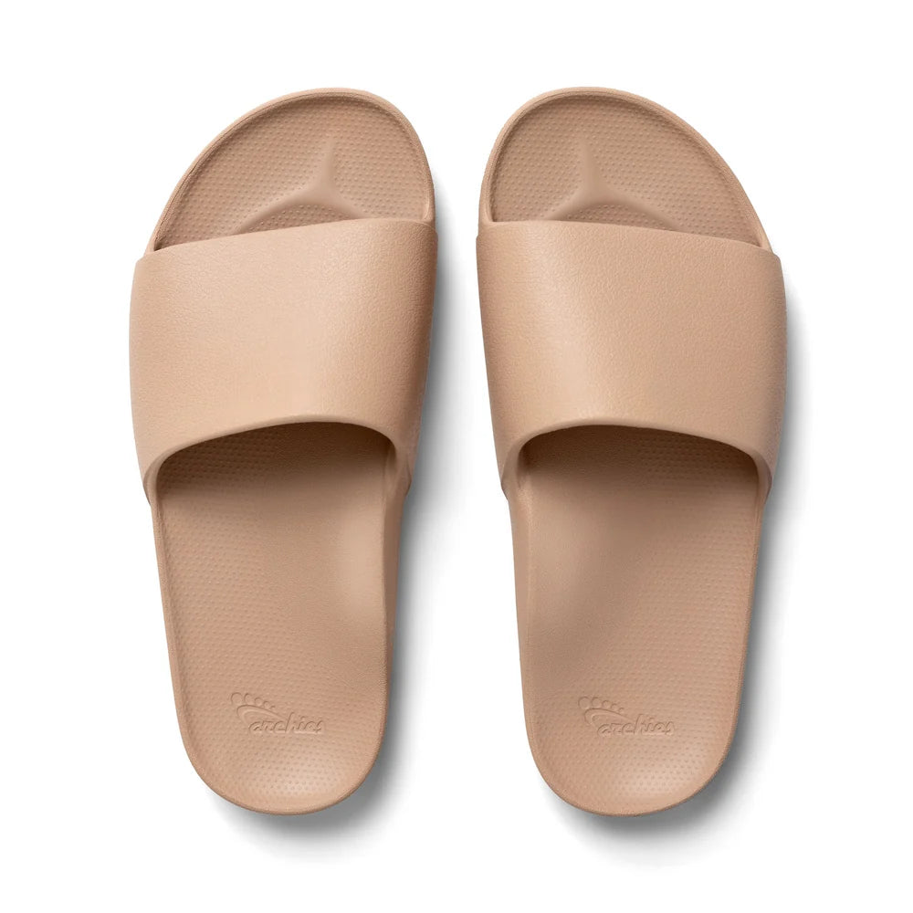 Arch Support Slides in Tan