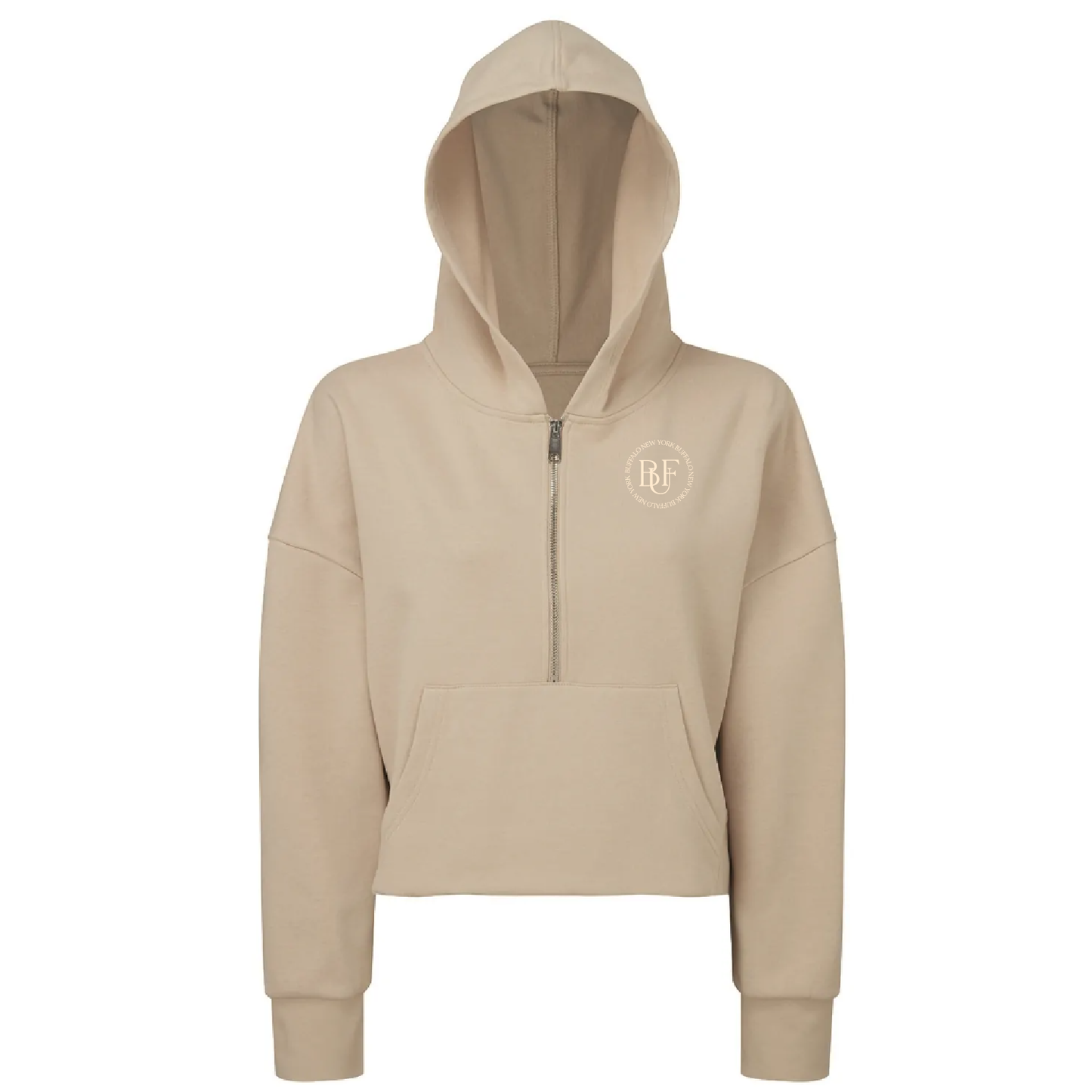 Buf 1/2 Half Zip Pullover in Nude