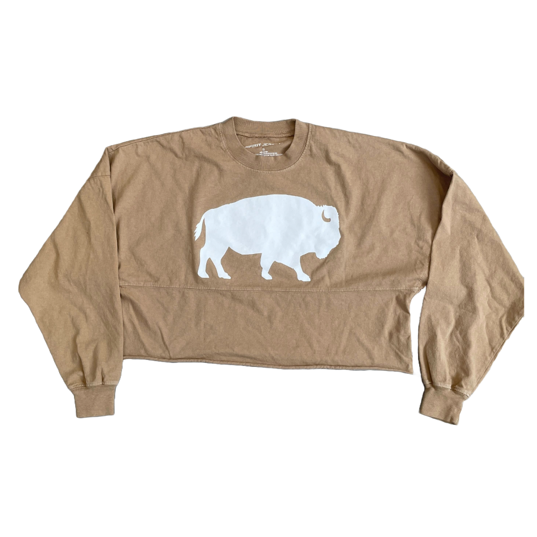 Buffalo Ny Cropped Long Sleeve Crew