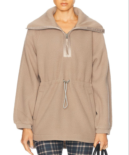 Parnel Half Zip Fleece tan