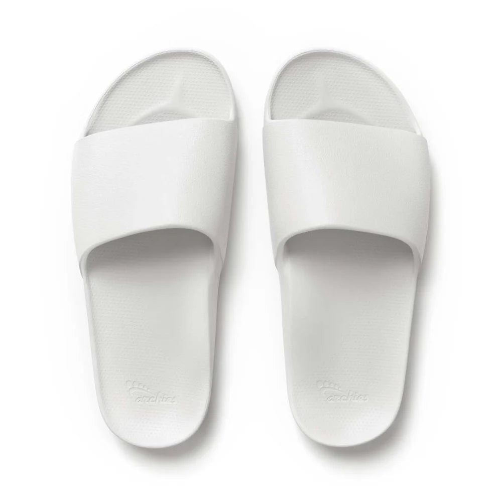 Arch Support Slides in White