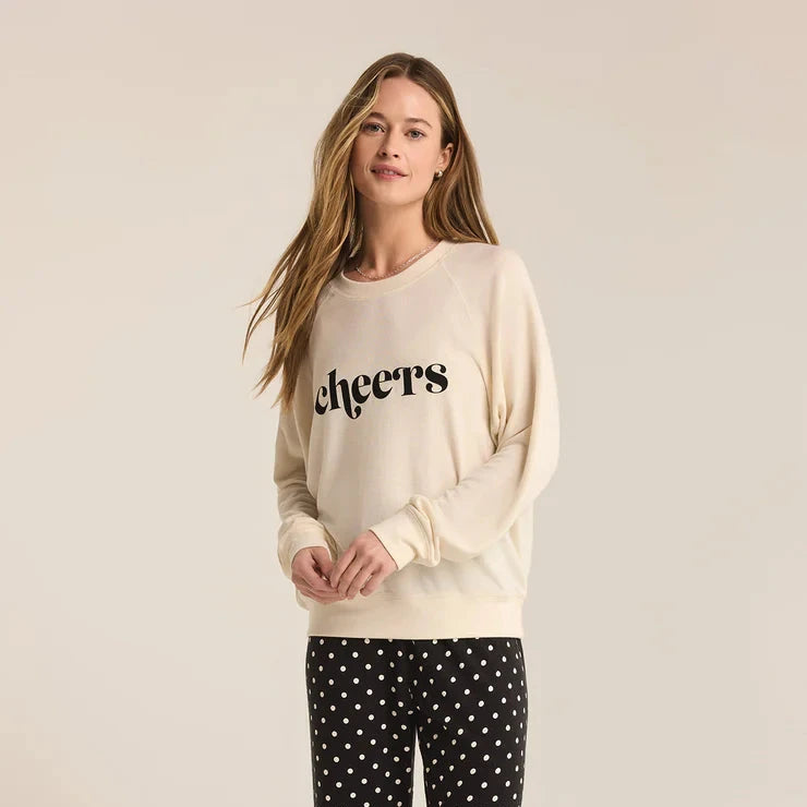 Cassie Cheers Long Sleeve Raglan