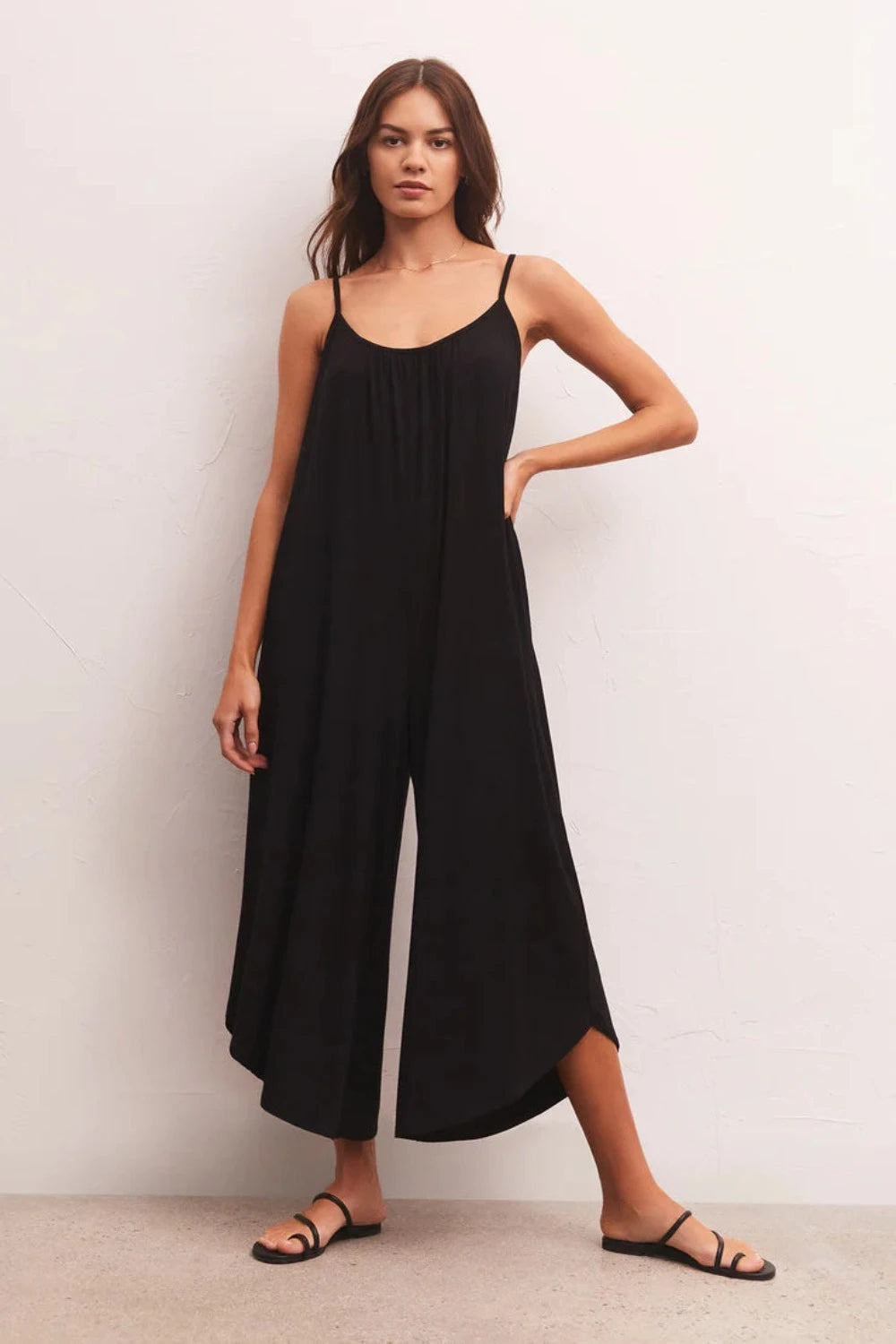 The Flared Jumpsuit in Black