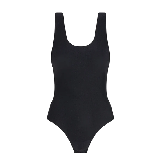 Butter Tank Bodysuit in Black