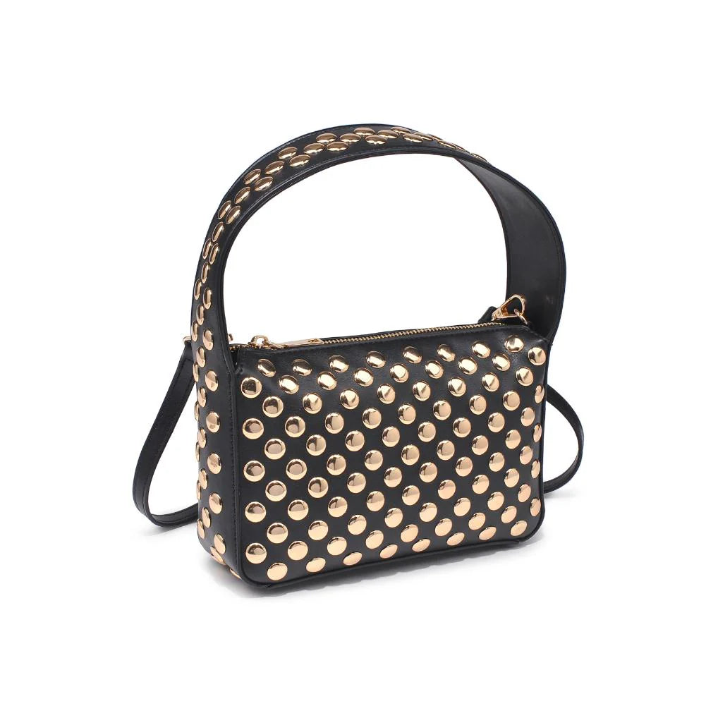 Isabel Stud Bag in Black