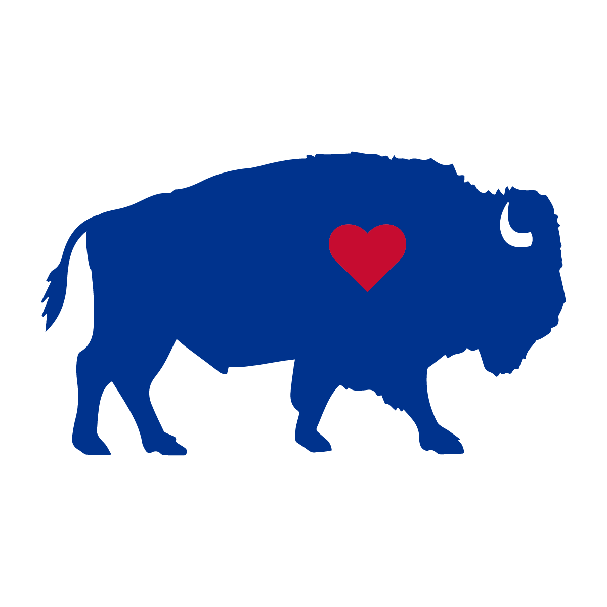 Standing Buffalo Sticker